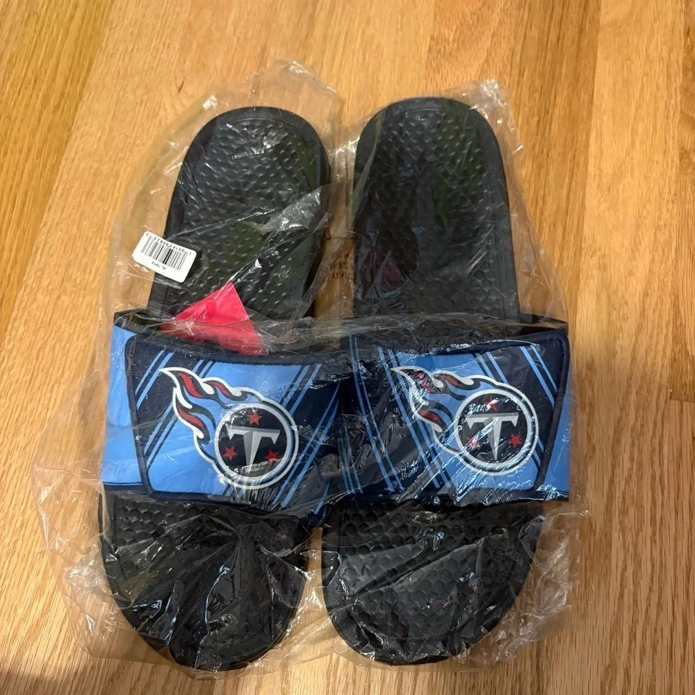 Tennessee Titans Slide Sandals NEW 13/14 Men’s Blue Shoes NFL Football NCAA
